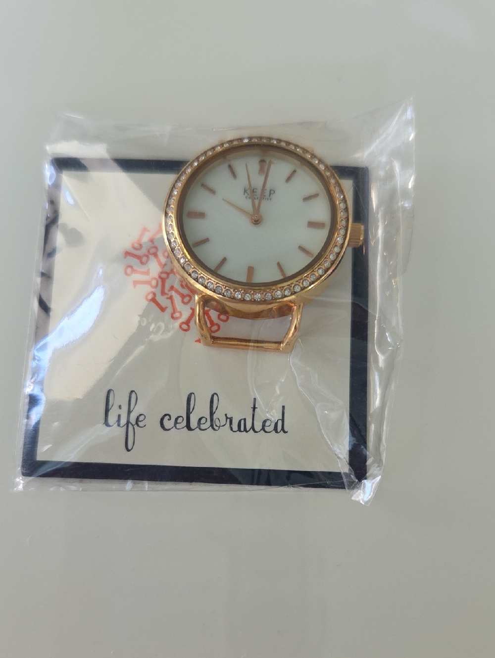 KEEP Collective - Timekey Watch - Rose Gold Pavé